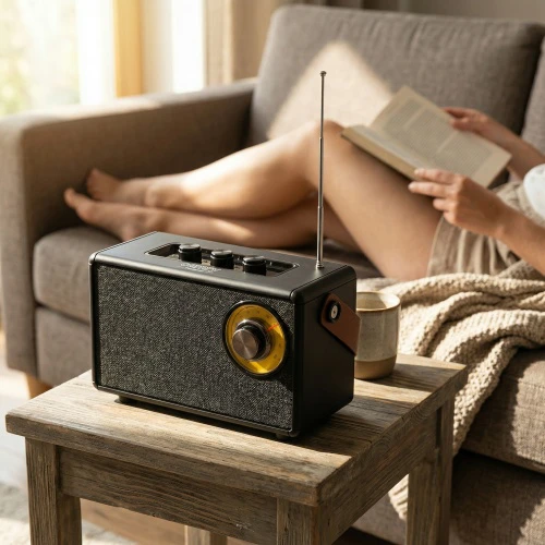 Camry | Speaker with radio | CR 1902 B | Juodas | Belaidė jungtis