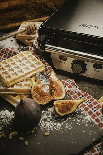 Camry | Vaflinė | CR 3025 | 1150 W | Number of pastry 4 | Belgium | Juodas/Nerūdijantis plienas