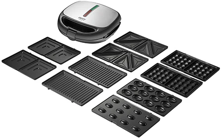 Camry | Daugiafunkcis atraminis įtaisas 5in1 | CR 3042 | 800 W | Lentelių skaičius 5 | Kepinių skaičius 2 | Sidabrinis/Juodas