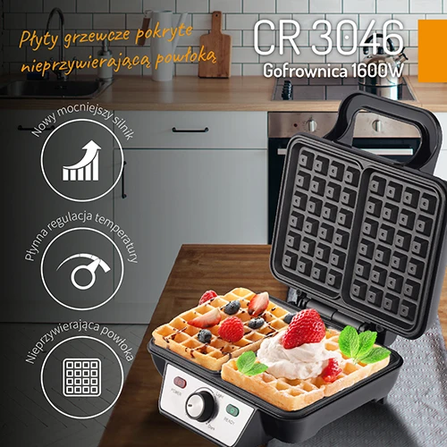 Camry CR 3046 Vaflinė 1600 W