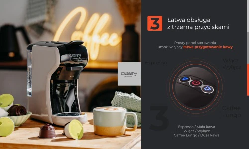 Kavos aparatas Camry kapsulinis