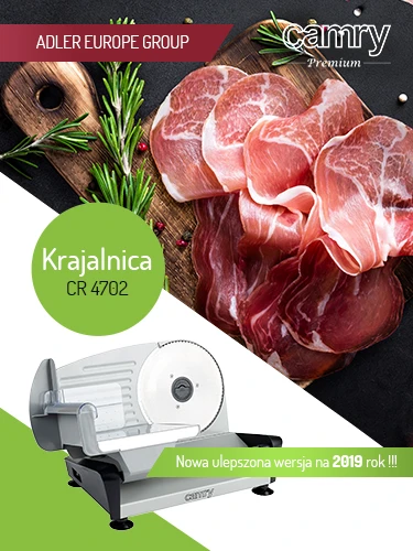 Camry | Food slicers | CR 4702 | Nerūdijantis plienas | 200 W | 190 mm