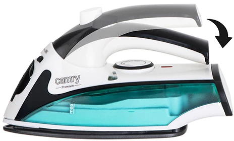 Camry | CR 5024 | Steam Travel iron | 840 W | Vanduo tank capacity 40 ml | Baltas/žalias/juodas