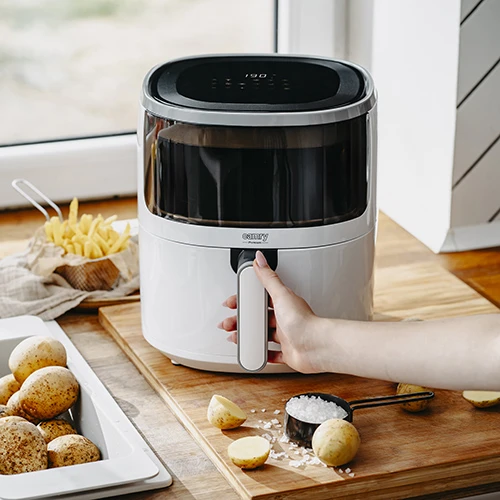 Gruzdintuvė Camry Airfryer orkaitė | CR 6313 | Galia 2000 W | Talpa 5 L | Konvekcija | Baltas