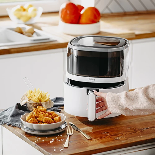 Gruzdintuvė Camry Airfryer orkaitė | CR 6313 | Galia 2000 W | Talpa 5 L | Konvekcija | Baltas