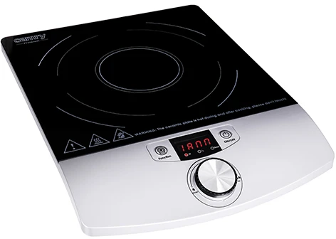 Kaitlentė Camry Cooker Indukcija | CR 6515 | Degiklių / virimo zonų skaičius 1 | Juodas/Sidabrinis | Indukcija