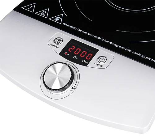 Kaitlentė Camry Cooker Indukcija | CR 6515 | Degiklių / virimo zonų skaičius 1 | Juodas/Sidabrinis | Indukcija