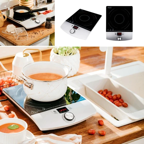 Kaitlentė Adler Camry Cooker Indukcija | CR 6515 | Degiklių / virimo zonų skaičius 1 | Juodas/Sidabrinis | Indukcija