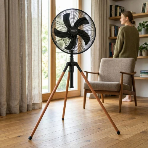 Ventiliatorius Camry | CR 7329 | Tripod Loft Fan | 100 W | Diameter 40 cm | Greičių skaičius 3 | Oscillation | Juodas