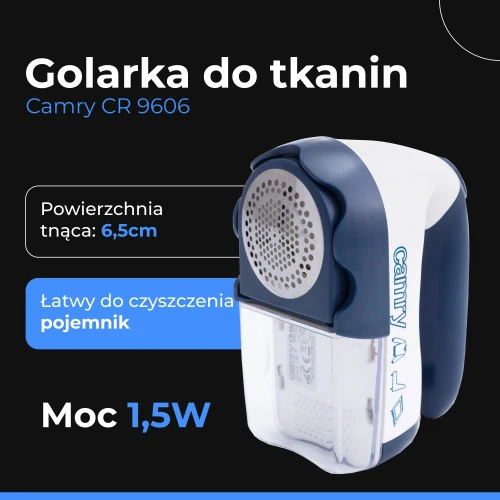 Camry CR 9606 Pūkų surinktuvas su 65 mm skersmens ašmenimis