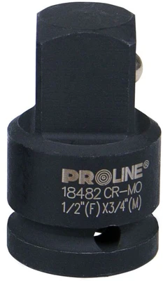 Cr-mo smūginis adapteris 3/4" galvutei - 1/2 kontakto, proline