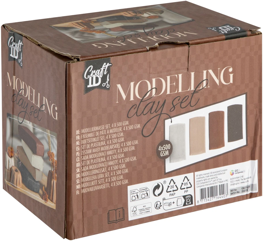 Craft ID - Modeliavimo molis 4 x 500g (CR1751/GE)