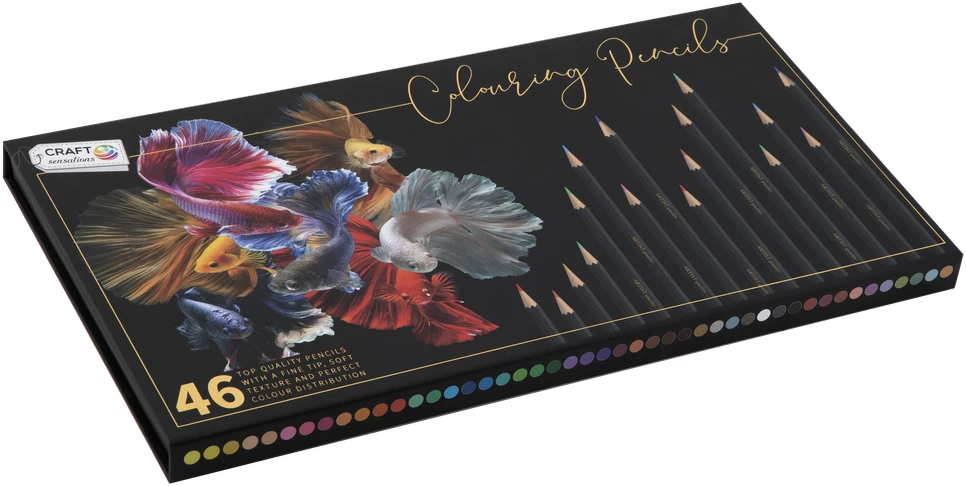 „Craft Sensations“ – 46 vnt. spalvinimo pieštukų (CR0500)