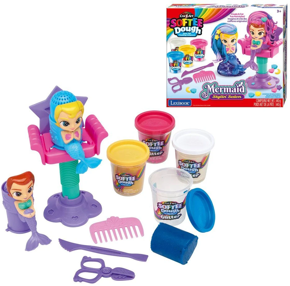 CraZart Cra-Z-Art - „Softee Dough“ putojančios undinėlės stiliaus salonas (CRDOUGH12)