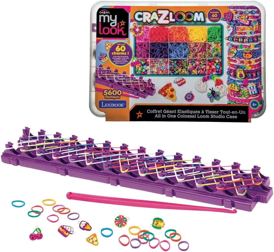 CraZart Cra-Z-Art - Viskas viename „Colossal Loom“ studijos dėklas (CRLOOM7)