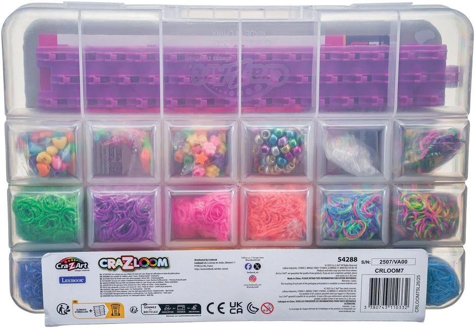 CraZart Cra-Z-Art - Viskas viename „Colossal Loom“ studijos dėklas (CRLOOM7)