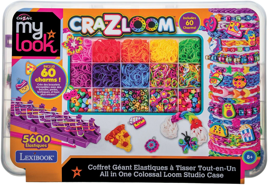 CraZart Cra-Z-Art - Viskas viename „Colossal Loom“ studijos dėklas (CRLOOM7)