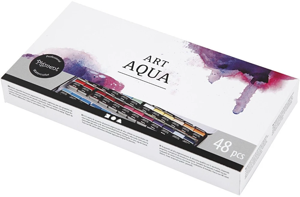 „Creativ Company“ – „Art Aqua“ – akvarelė (48 spalvos) (34245)