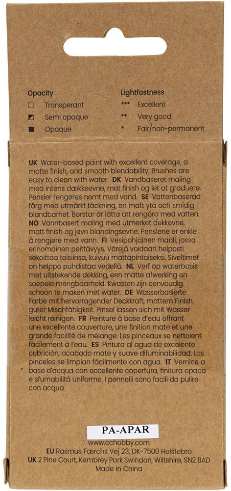 „Creativ Company“ – guašo dažai – balti – 3 x 20 ml (35640)
