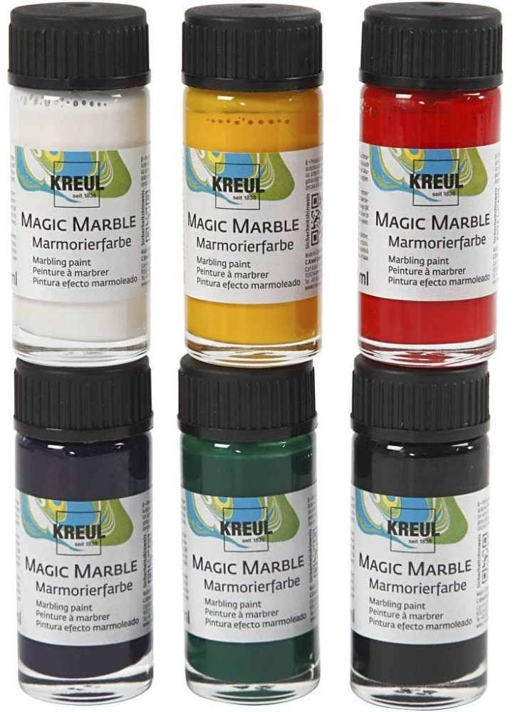 „Creativ Company“ – marmuriniai dažai „Magic Marble“ (30199)