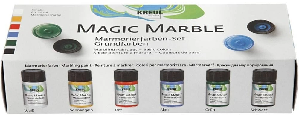 „Creativ Company“ – marmuriniai dažai „Magic Marble“ (30199)
