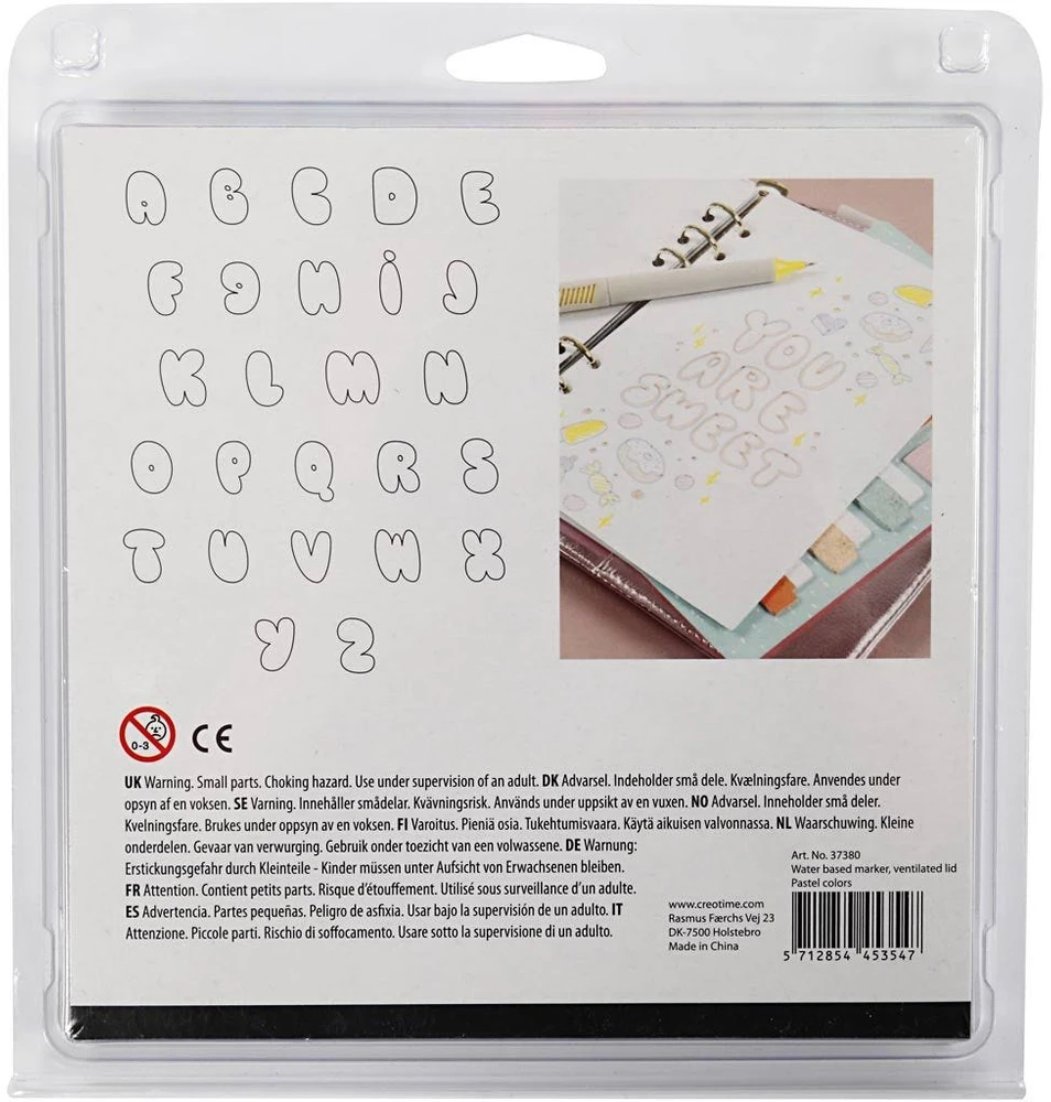 Dynabook Creativ Eskizų žymeklis - pastelinės spalvos, 12 vnt. (37380)