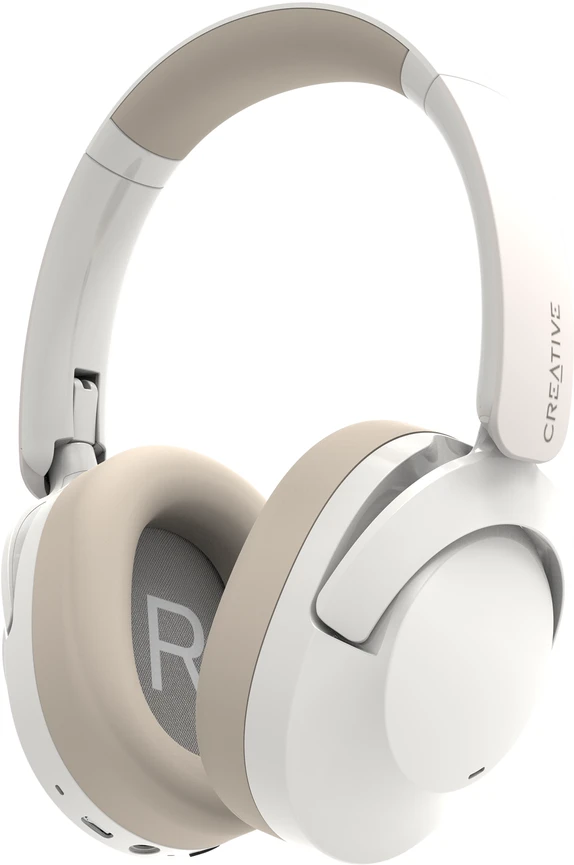 Creative Zen Hybrid 2 belaidės ausinės kreminės Bluetooth 5.2 ANC