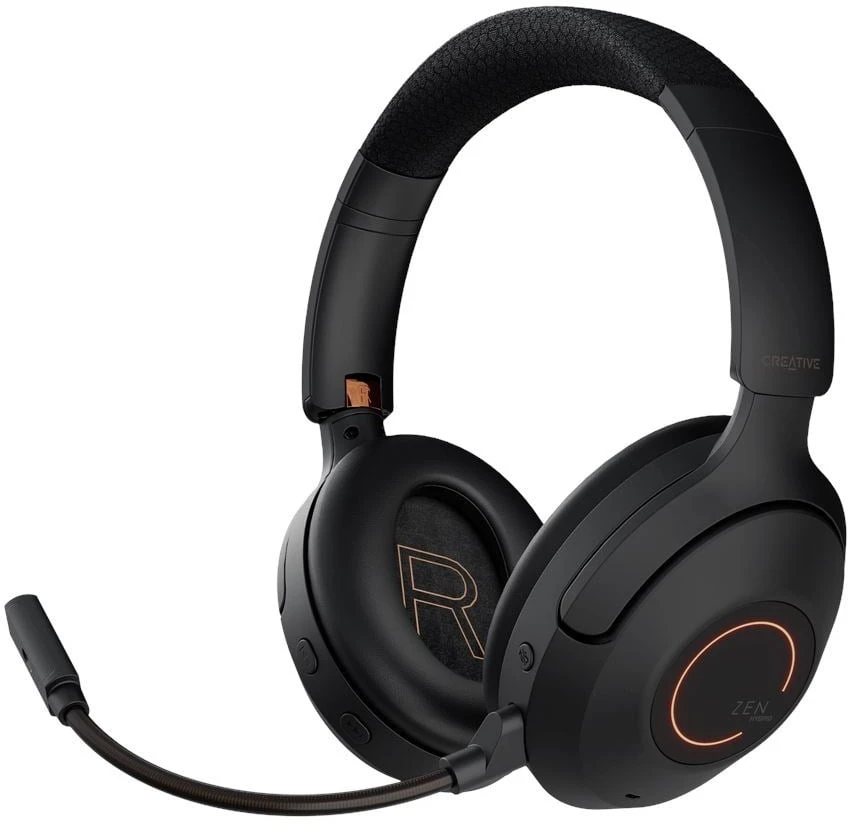 Creative Zen Hybrid Pro belaidės ausinės juodos spalvos Bluetooth LE Audio ANC
