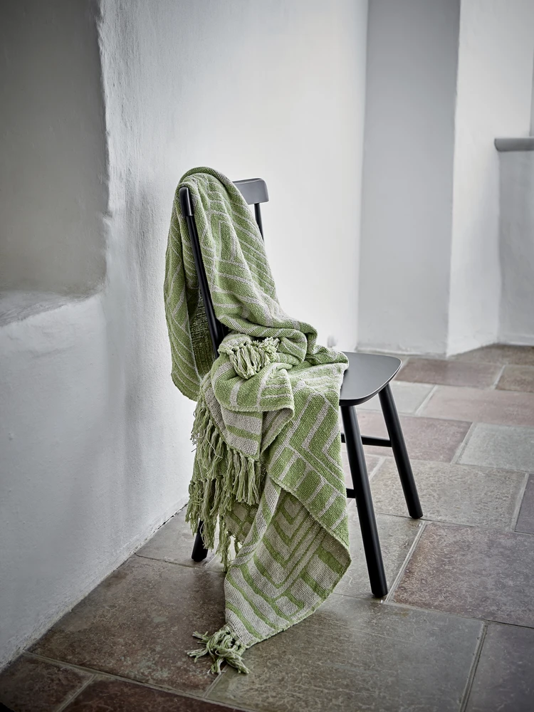 „Creative Collection“ – „Velva“ užtiesalas – žalias – perdirbta medvilnė