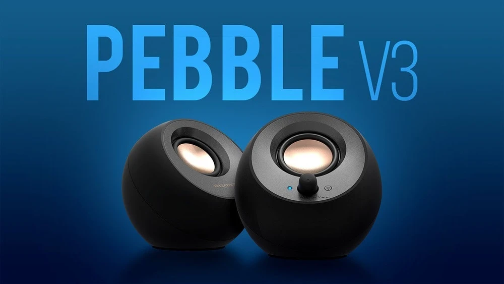 Kompiuterio kolonėlės Creative Labs Pebble V3, Juodos spalvos
