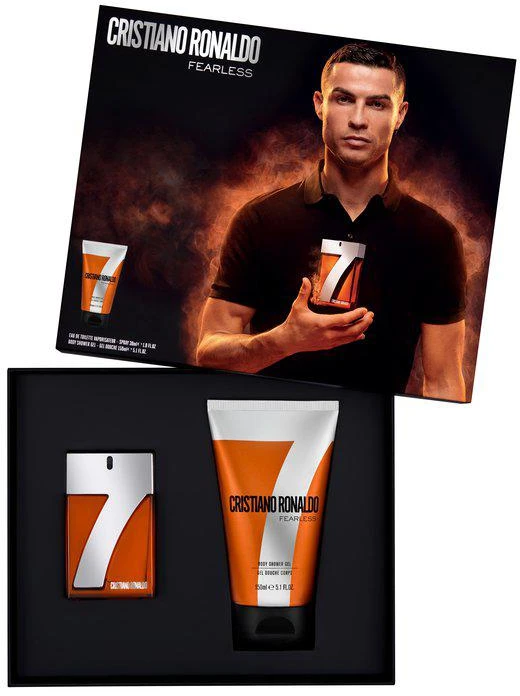 Cristiano Ronaldo CR7 Fearless rinkinys vyrams (EDT, 30 ml + dušo želė, 150 ml)