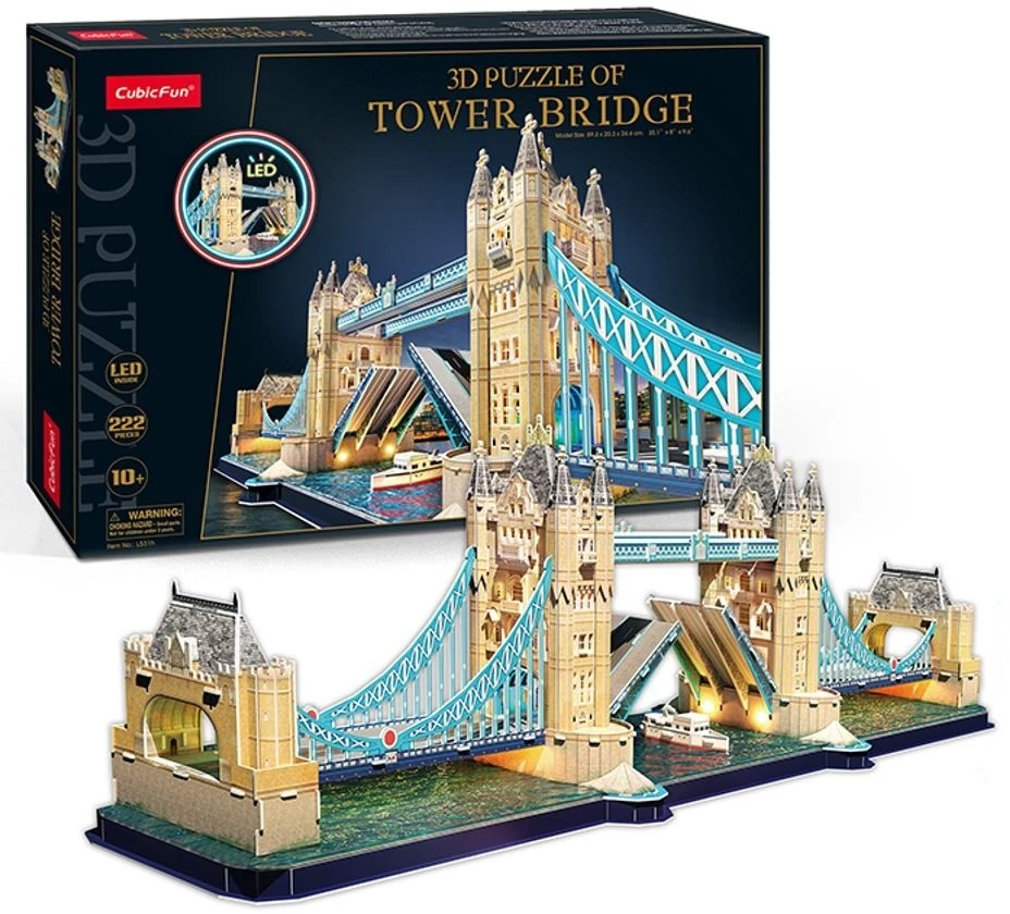 CubicFun Dėlionė 3d - bokšto tiltas