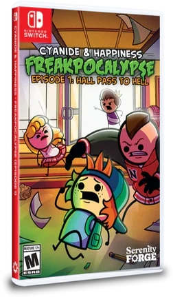 Cyanide Cianidas ir laimė: keistuolių apokalipsė – 1 epizodas: salės perėjimas į pragarą (Limited Run) – „Nintendo Switch“