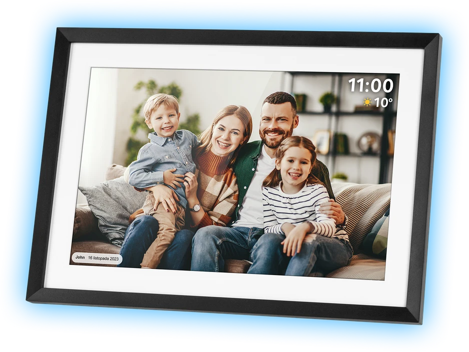 Nuotraukų rėmelis Kruger & Matz KRUGER&MATZ DIGITAL PHOTO FRAME KM1103 AMBILIGHT