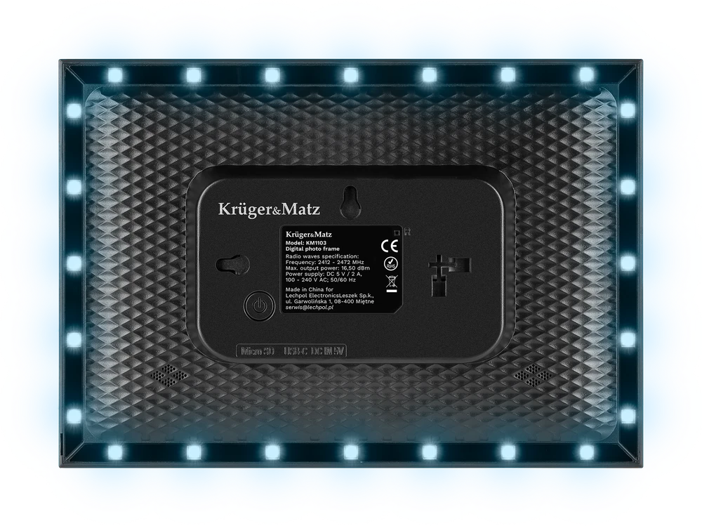 Nuotraukų rėmelis Kruger & Matz KRUGER&MATZ DIGITAL PHOTO FRAME KM1103 AMBILIGHT