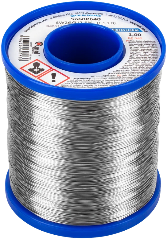 Cyna 2mm/1000g Sn60Pb40 CYNEL