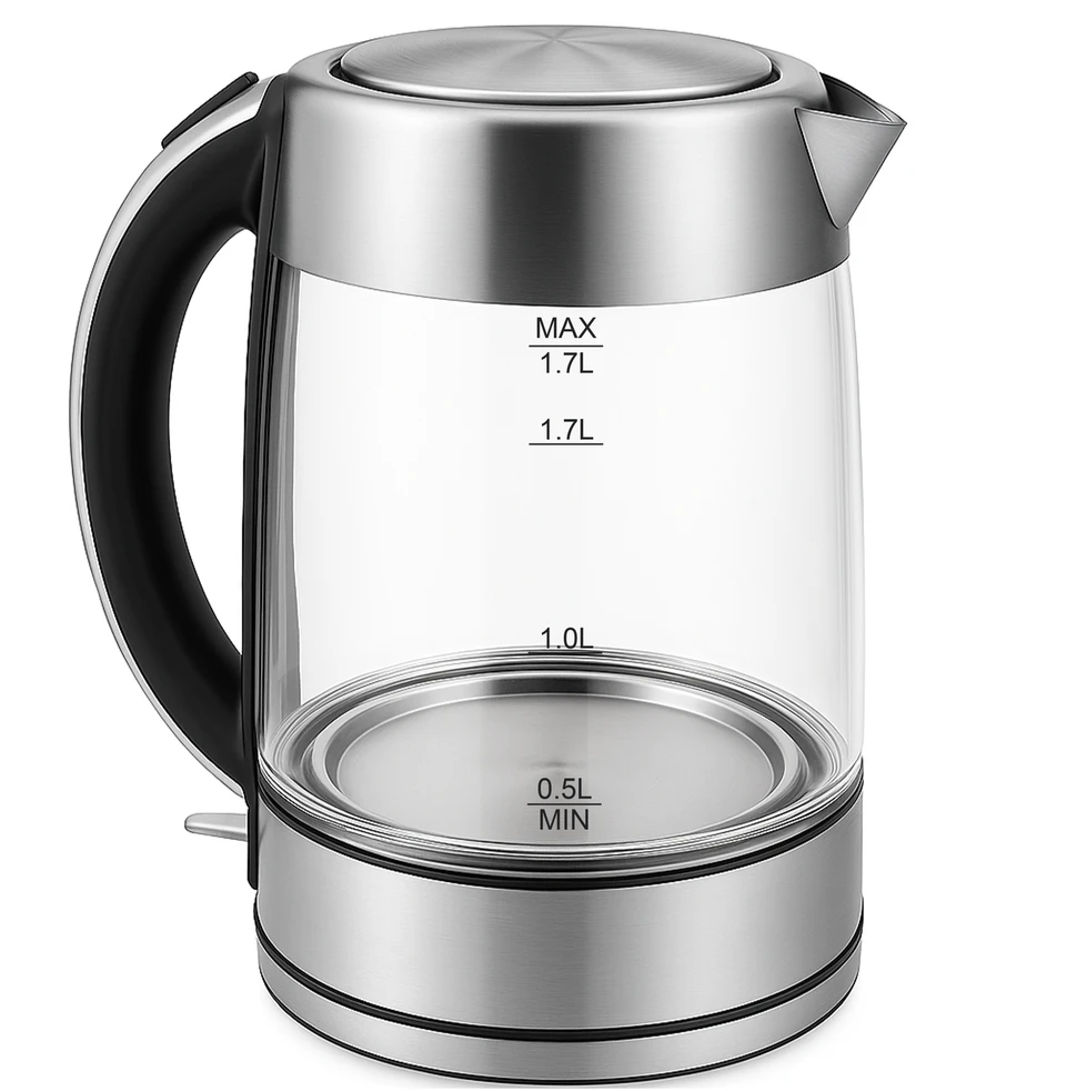 Retoo Elektrinis virdulys AquaSteel, 1,7 l, 2200 W
