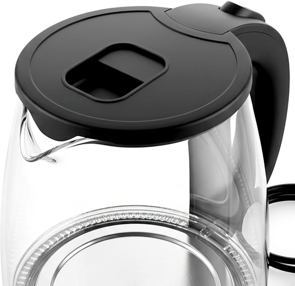Maestro Virdulys, Elektrinis stiklinis virdulys su LED apšvietimu, 1,7 l, temperatūros reguliavimas, 2200 W - or1296