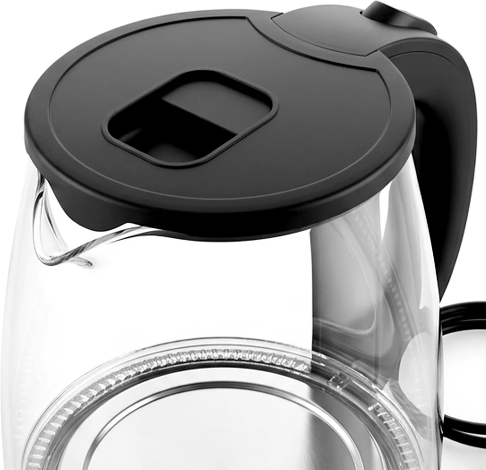 Maestro Virdulys, Elektrinis stiklinis virdulys su LED apšvietimu, 1,7 l, temperatūros reguliavimas, 2200 W - or1296