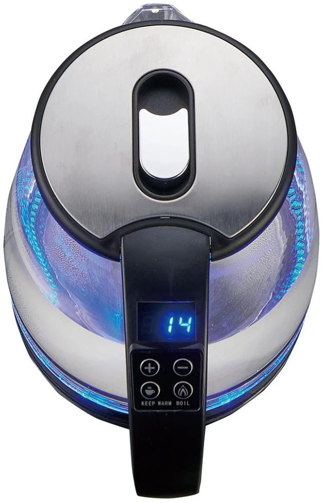 Virdulys, Elektrinis virdulys, stiklinis, su LED, 1,8 l, Klausberg, kb-7887