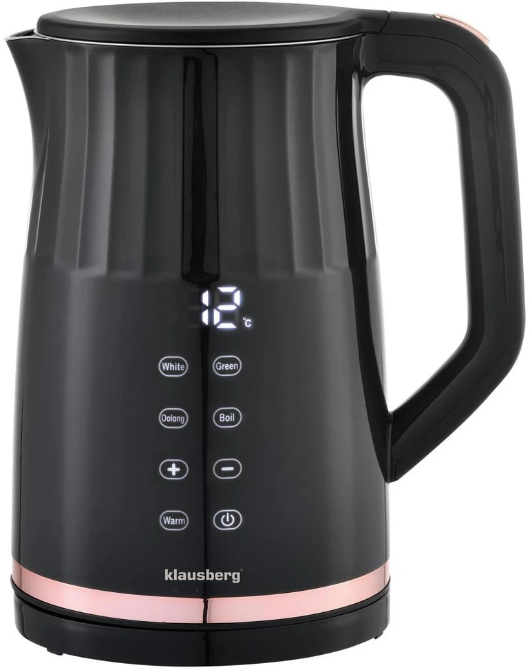 Virdulys, Elektrinis virdulys, su LED ekranu, 1,7 l, Klausberg, kb-7896