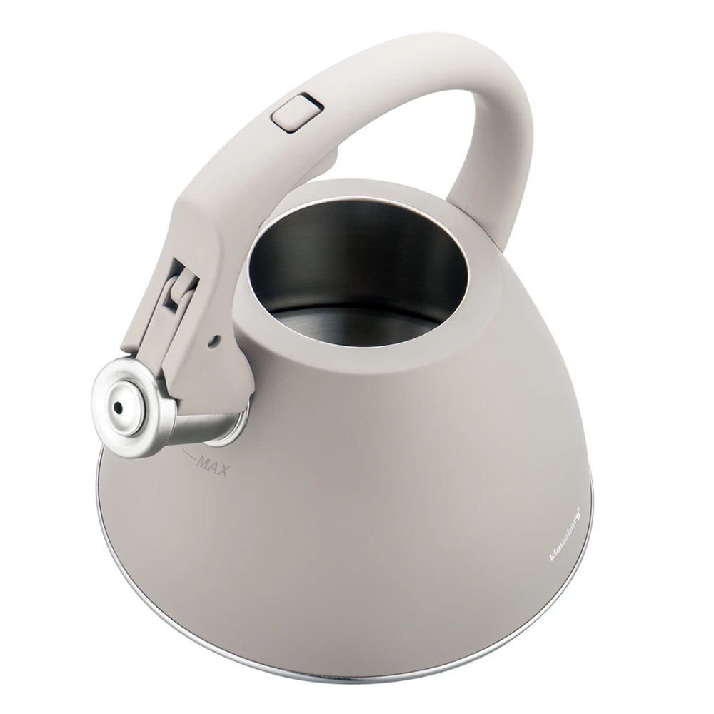 Virdulys, Plieninis virdulys 2,5 l, pilkas, Klausberg kb-7953