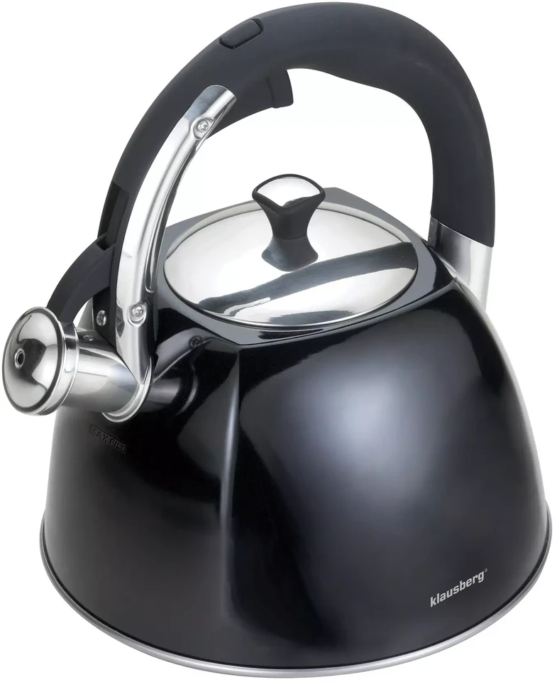 Virdulys, Tradicinis virdulys, 2,2 l, juodas, Klausberg