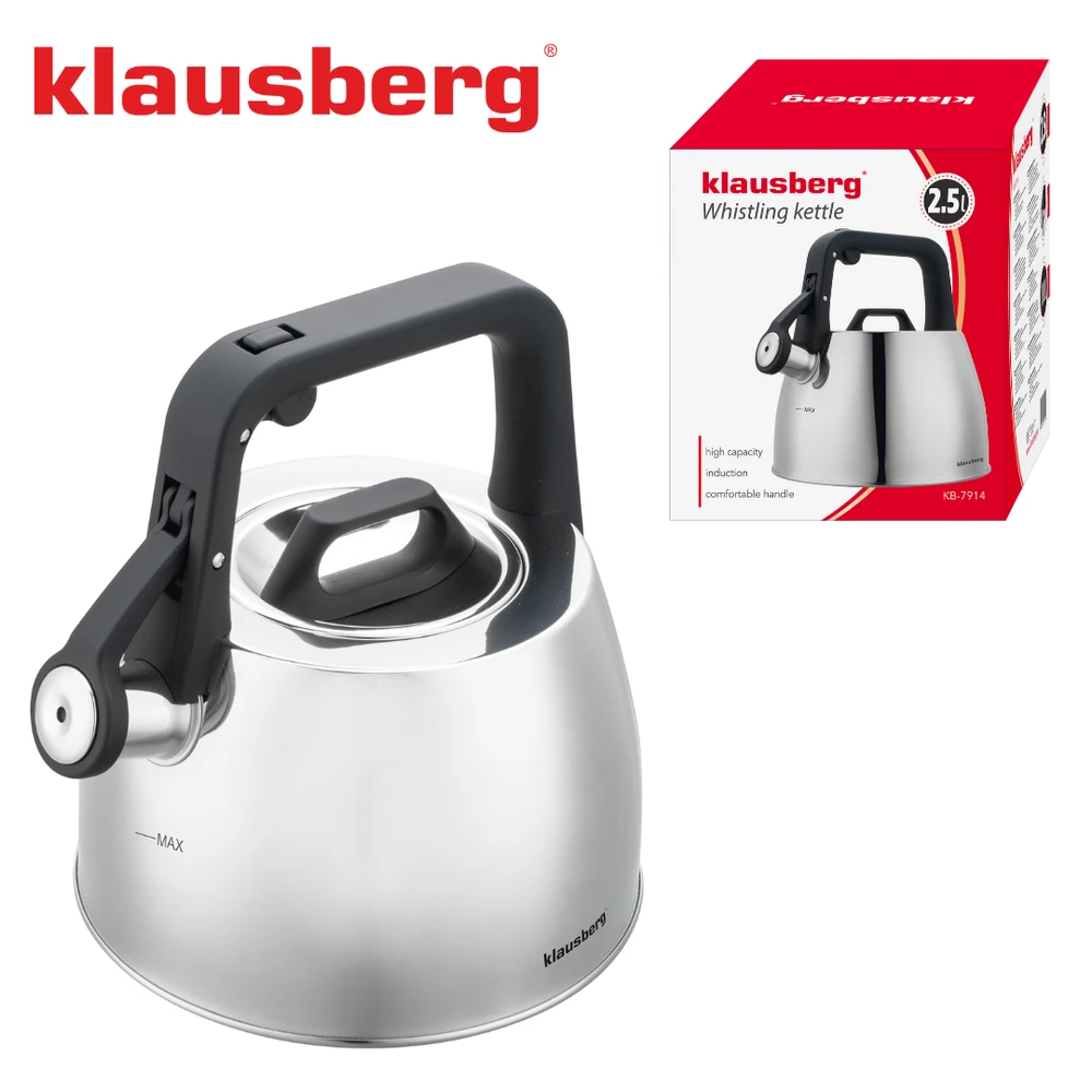 Virdulys tradycyjny 2,5l sidabrinė klausberg