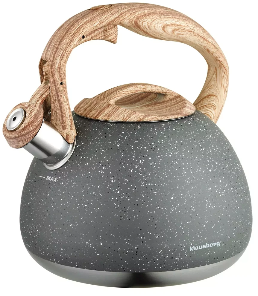 Virdulys, Tradicinis virdulys, 2,8 l, pilkas marmuras, Klausberg