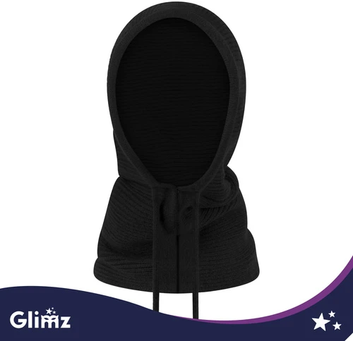 Winter hat/hood - juodas Glimz
