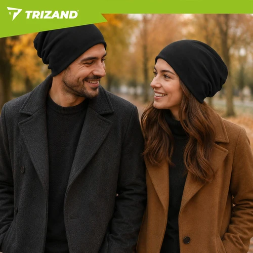 Winter hat - juodas Trizand