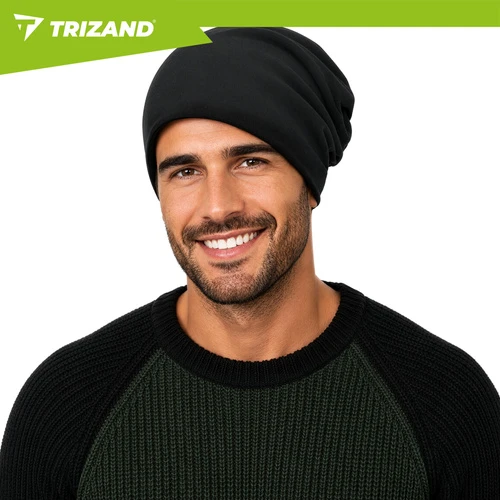 Winter hat - juodas Trizand