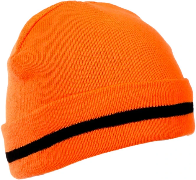 Czapki Akrilinės kepurės su oranžiniu pamušalu, lpco1pu, 12 vnt., Lahti