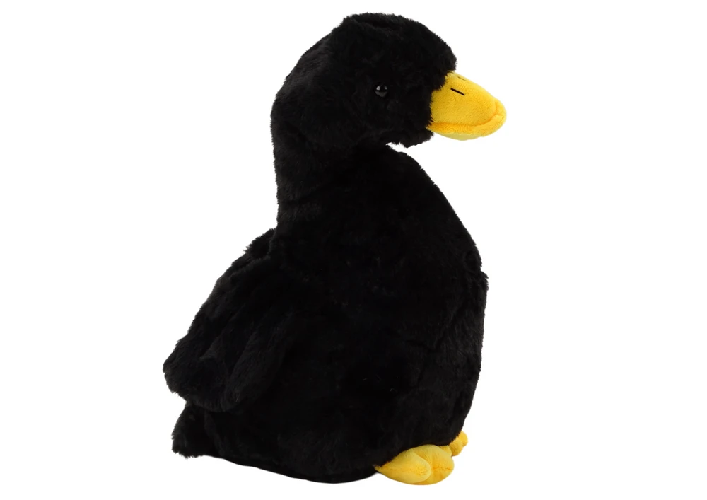 Czarna Pliušinė Žąsis Juoda 30 cm